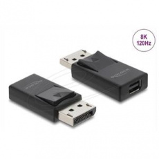 Delock Adaptér z rozhraní DisplayPort na Mini DisplayPort 8K s podporou HDR a HDCP – obousměrný Delock Adaptér z rozhraní DisplayPort na Mini DisplayPort 8K s podporou HDR a HDCP – obousměrný