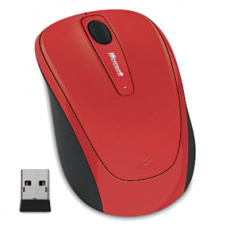 Microsoft 3500/Cestovní/Blue Track/Bezdrátová USB/Červená Microsoft 3500/Cestovní/Blue Track/Bezdrátová USB/Červená