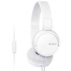 SONY sluchátka MDR-ZX110AP handsfree, bílé