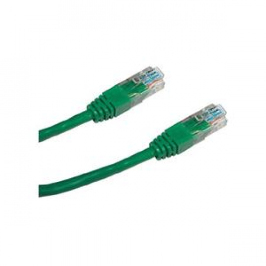 DATACOM Patch cord UTP CAT5E 1m zelený