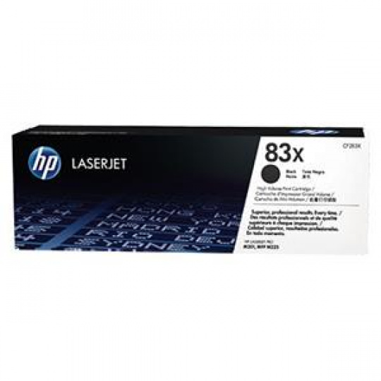 HP toner 83X/Black/2200 stran