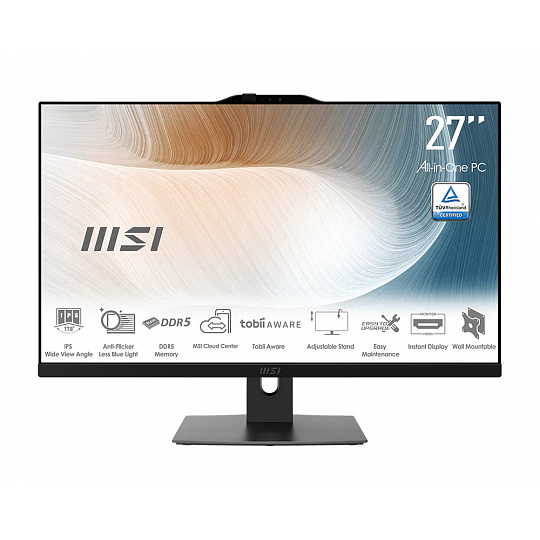 MSI Modern/AM272P 1M-855EU/27"/FHD/5-120U/16GB/512GB/Intel int/W11P/Černá/3R MSI Modern/AM272P 1M-855EU/27"/FHD/5-120U/16GB/512GB/Intel int/W11P/Černá/3R