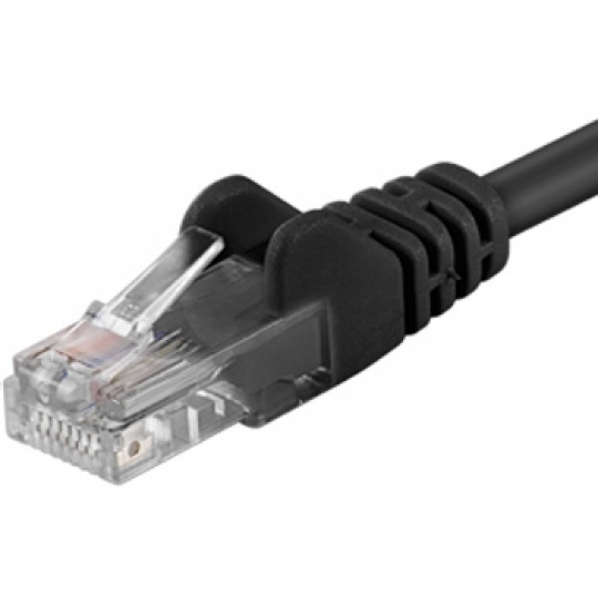 PremiumCord Patch kabel UTP RJ45-RJ45 level 5e 10m černá