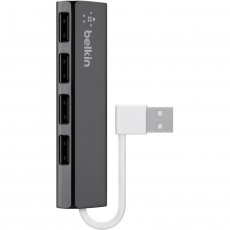 BELKIN USB HUB 4-Port Ultra-Slim Travel Hub BELKIN USB HUB 4-Port Ultra-Slim Travel Hub