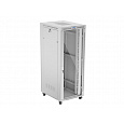 19" VOLNĚ STOJÍCÍ RACKOVÁ SKŘÍŇ 42U 800X1000 ŠEDÉ SKLENĚNÉ DVEŘE LCD LANBERG (FLAT PACK) V2