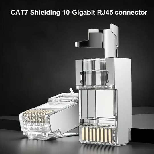 Konektor STP, RJ-45, CAT7 (10-Gigabit) na lanko