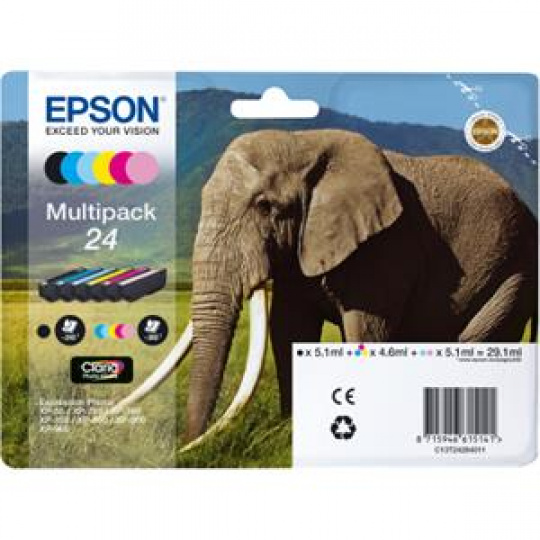 EPSON cartridge T2428 (black/light cyan/magenta/cyan/yellow/light magenta) multipack (slon)