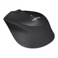 Logitech myš Wireless M330 Silent Plus, optická, bezdrátová, 3 tlačítka, černá, 1000dpi
