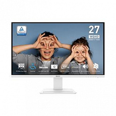 MSI monitor PRO MP273QW E14, 27" IPS/2560 x 1440 (WQHD)/144Hz/1ms/DP/2x HDMI/bílá