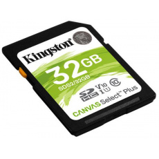 32GB SDHC Kingston Canvas Select Plus U1 V10 CL10 100MB/s 32GB SDHC Kingston Canvas Select Plus U1 V10 CL10 100MB/s