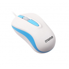 Crono CM642 - optická myš, USB, modrá + bílá Crono CM642 - optická myš, USB, modrá + bílá