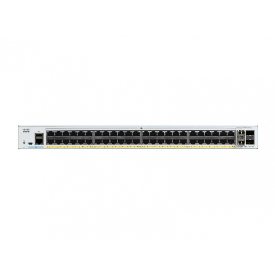 Catalyst C1000-48T-4X-L, 48x 10/100/1000 Ethernet ports, 4x 10G SFP+ uplinks