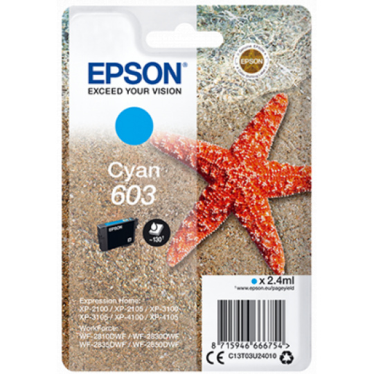 Epson singlepack, Cyan 603