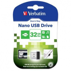 USB disk 32GB VERBATIM Store 'n' Stay NANO 32GB USB 2.0 černá