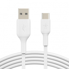 BELKIN BOOSTCHARGE PVC kabel USB-A/USB-C 3m bílý BELKIN BOOSTCHARGE PVC kabel USB-A/USB-C 3m bílý