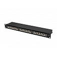 PATCH PANEL 24 PORTŮ 1U 19" CAT.6A FTP STÍNĚNÝ ČE