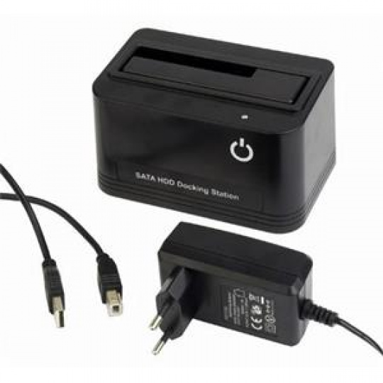 Gembird USB dokovací stanice pro 2,5" a 3,5" pevné disky SATA