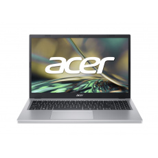 Acer Aspire 3 15 (A315-510P), 15,6" FHD, i3-N305, 8GB, 512GB SSD, UHD, Windows 11 Home, stříbrný, záruka 2 roky