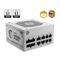 MSI zdroj MAG A850GL PCIE5 WHITE 80PLUS GOLD m MSI zdroj MAG A850GL PCIE5 WHITE 80PLUS GOLD m