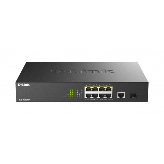 D-Link DGS-1010MP/E 10x 1000 Desktop PoE+ Switch D-Link DGS-1010MP/E 10x 1000 Desktop PoE+ Switch