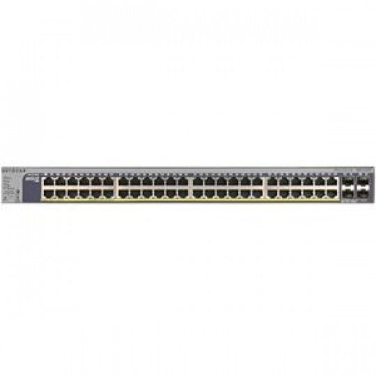 Netgear 48-Port Gigabit PoE+ Smart Managed Pro Switch with 4 SFP Ports (380W)