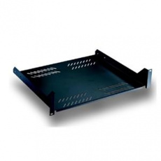 DATACOM 19" Police s perforací 2U 400mm DATACOM 19" Police s perforací 2U 400mm