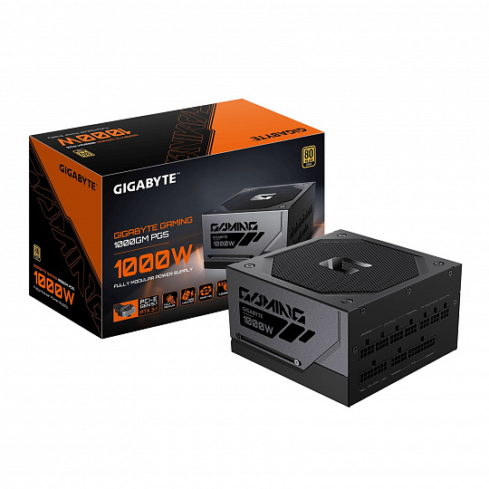 GIGABYTE GAMING 1000GM PG5/1000W/ATX 3.1/90%/Modular/Retail