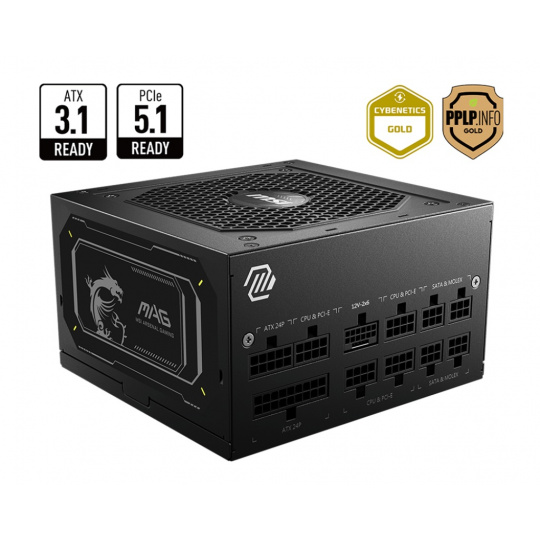MSI zdroj MAG A850GL PCIE5 II 850W 80PLUS GOLD m MSI zdroj MAG A850GL PCIE5 II 850W 80PLUS GOLD m