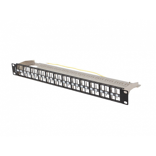 PATCH PANEL PRÁZDNÝ 48 PORTŮ 1U 19" FTP PRO MODULY KEYSTONE ČERNÝ LANBERG PATCH PANEL PRÁZDNÝ 48 PORTŮ 1U 19" FTP PRO MODULY KEYSTONE ČERNÝ LANBERG