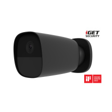 iGET SECURITY EP26 Black - WiFi bateriová FullHD kamera, IP65, zvuk, samostatná a pro alarm M5-4G CZ