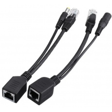 PoE pasivní - sada kabelů (injector a splitter)