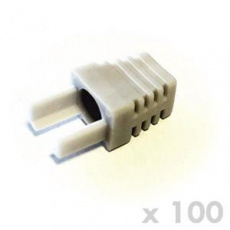 DATACOM Manžetka pro plug RJ45 šedá (100ks) DATACOM Manžetka pro plug RJ45 šedá (100ks)