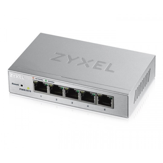 Zyxel GS1200-5, 5 Port Gigabit webmanaged Switch