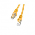 LANBERG Patch kabel cat6 FTP 15m žlutý Fluke Passed