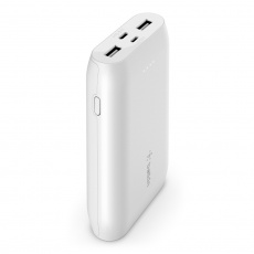 BELKIN powerbanka 10 000mAh, 15W + 15cm USB-C kabel, bílá BELKIN powerbanka 10 000mAh, 15W + 15cm USB-C kabel, bílá