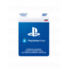PlayStation Live Cards 20 EUR Hang pro SK PS Store