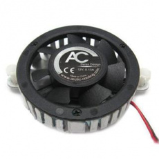 Chladič Arctic Cooling Chipset 55mm, černý plast, hliník