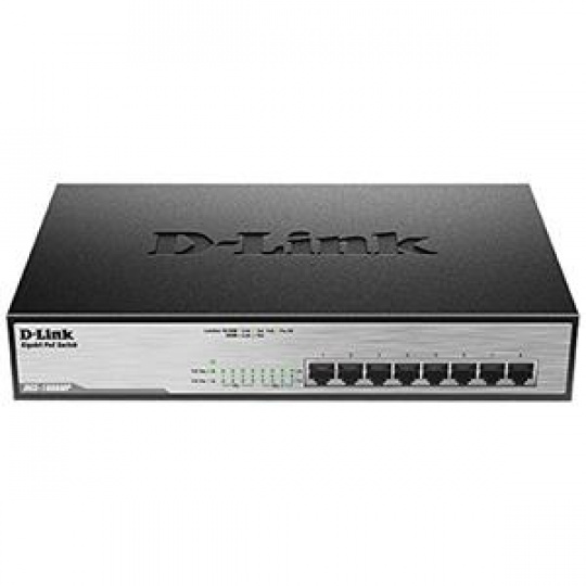 D-Link DGS-1008MP 8 Port Desktop Switch with 8 PoE Ports