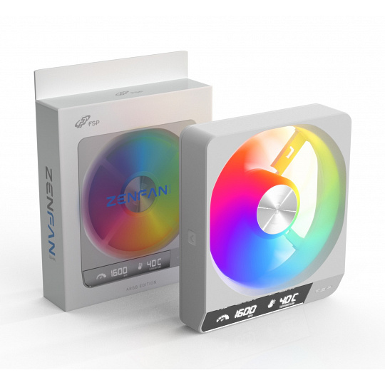 FSP Ventilátor ZENFAN-WA, A.RGB, White