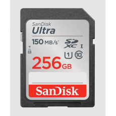 SanDisk Ultra/SDXC/256GB/150MBps/UHS-I U1 / Class 10/Černá