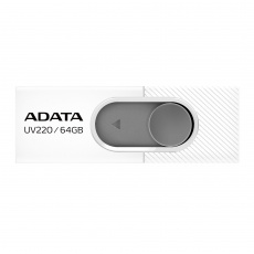 ADATA UV220/64GB/USB 2.0/USB-A/Bílá