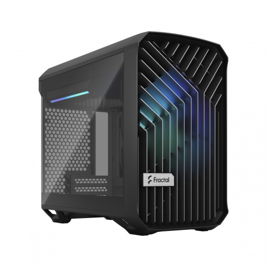 Fractal Design Torrent Nano RGB Black TG Light Tint/Micro Tower/Transpar./Černá