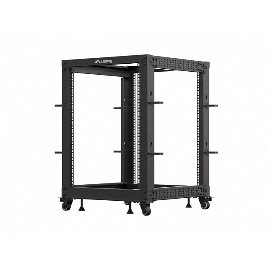 OTEVŘENÝ RACK 15U 19" 600X600-1100 NASTAVITELNÝ