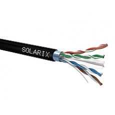 Venkovní inst. kabel Solarix CAT6 FTP PE 500m drát Venkovní inst. kabel Solarix CAT6 FTP PE 500m drát