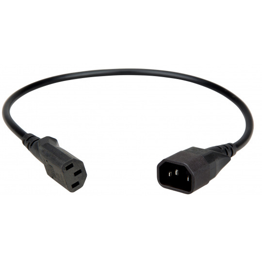 Prodl.kabel IT METER,C13/C14 pro ochr.krytky 1m