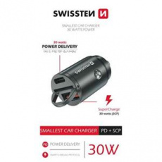 SWISSTEN CL ADAPTÉR POWER DELIVERY USB-C + SUPER CHARGE 3.0 30W NANO STRÍBRNÝ SWISSTEN CL ADAPTÉR POWER DELIVERY USB-C + SUPER CHARGE 3.0 30W NANO STRÍBRNÝ