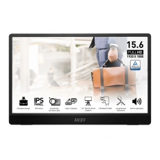 MSI Pro/MP161 E2U/15,6"/IPS/FHD/60Hz/4ms/Black/2R MSI Pro/MP161 E2U/15,6"/IPS/FHD/60Hz/4ms/Black/2R