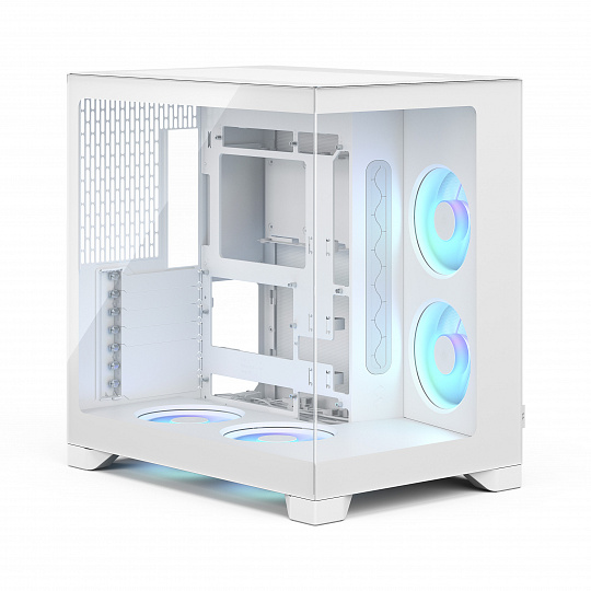 Fractal Pop 2 Vision/Midi Tower/Transpar./Bílá Fractal Pop 2 Vision/Midi Tower/Transpar./Bílá