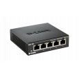 D-Link DGS-105GL Kovový 5-portový Gigabit stolní switch