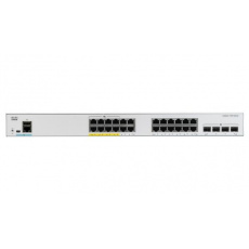 Catalyst C1000-24FP-4X-L, 24x 10/100/1000 Ethernet PoE+ ports and 370W PoE budget, 4x 10G SFP+ Catalyst C1000-24FP-4X-L, 24x 10/100/1000 Ethernet PoE+ ports and 370W PoE budget, 4x 10G SFP+